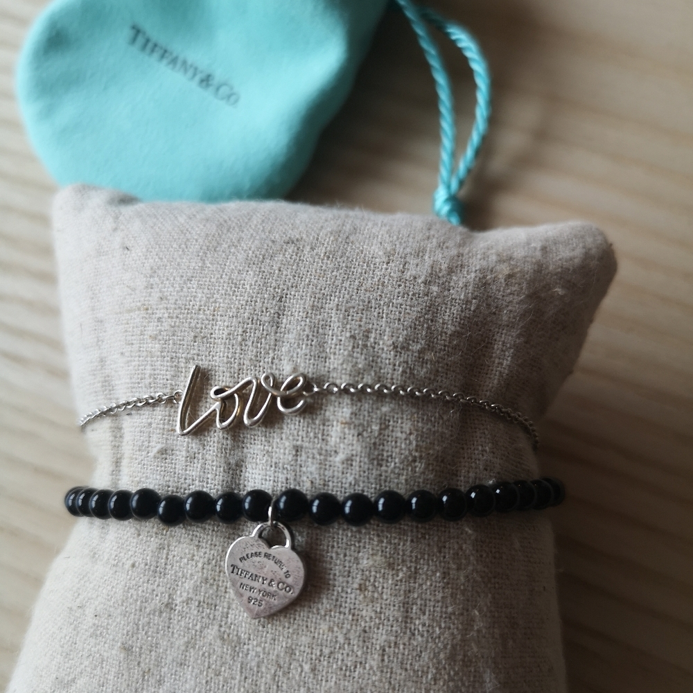 Tiffany's black onyx bracelet